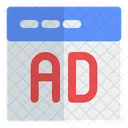 Ad Website Website Web Icon