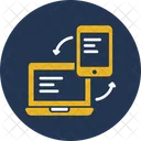 Dispositivos Adaptables Y Responsivos Sitio Web Responsivo Icono