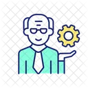 Unretirement Adapted Jobs Retirement Icon