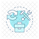 Adaptive Changes Organizational Change Management Icon