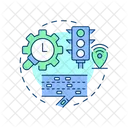 Adaptive Rampenmessung Adaptiv Rampe Symbol