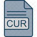 Cur Archivo Formato Icono