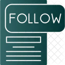 Add Create Follow Icon