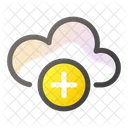 Add Cloud Computing Plus Icon