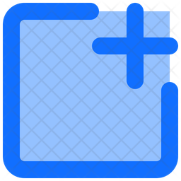 Add App Icon - Download in Colored Outline Style