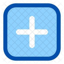 Add button Icon - Download in Colored Outline Style