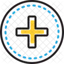 Add Button Plus Connect Icon
