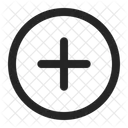Add Circle Icon Plus Button In Circle Create New Circular Icon Icon