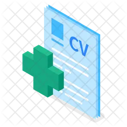 Add Cv  Icon