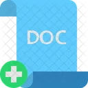 Add Doc Doc File Add Icon