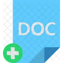 Add Doc Doc File Add Icon