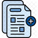 Add Document File Page Icon