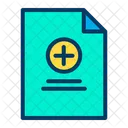 Add Notes Document Add Page Icon