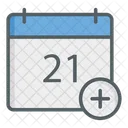 Calendario Cronograma Horario Ícone