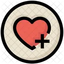 Social Add Heart Icon