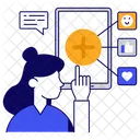 Add Feedback Social Media Response Like Icon
