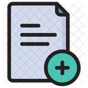 Add File Add Document New Document Icon