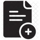 Add File Add Document New Document Icon