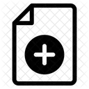 Add File New Document File Icon