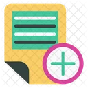 Add File New Document Add Document Icon