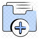 Add Folder Document Storage Icon