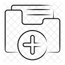 Add Folder Storage Create Folder Icon