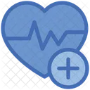 Add Heartbeat Add Pulse Heart Rate Icon