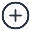 Add Circle Interface Outline Icon