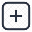 Add Rectangle Interface Outline Icon