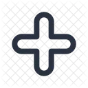 Plus Interface Outline Icon
