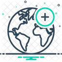 Add Earth Planet Icon