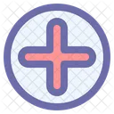 Plus Cross Web Icon