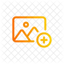 Add Image Photo Editing Plus Sign Icon