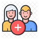 Group Development Couple Students Icon