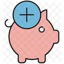 Add Money Piggy Icon