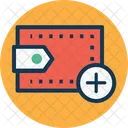 Add Money Add Sign Add To Wallet Icon