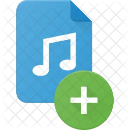 Add music File  Icon