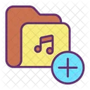 Ifolder Add Add Musicc Folder New Music Folder Icon