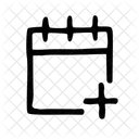 Handdrawn Appicons Calender Plus Icon