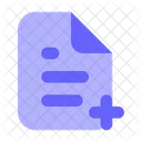 Add New File New File New Document Icon