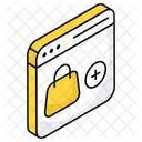Add Online Ecommerce Icon