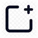 Add rectangale two  Icon