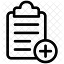 Add Report Add Document Add File Icon