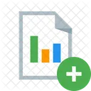 Add Report Paper  Icon