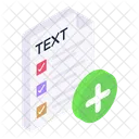 Add Paper Add Document Create File Icon