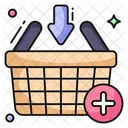 Shopping Basket Shopping Bucket Add To Basket Icon