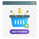 Add To Basket Shopping Bucket Shopping Basket Icon