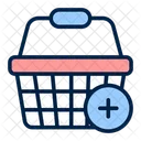 Add To Basket Shopping Bucket Icon