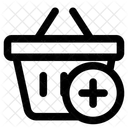 Plus Basket Icon