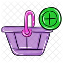 Add To Basket Shopping Bucket Shopping Icon